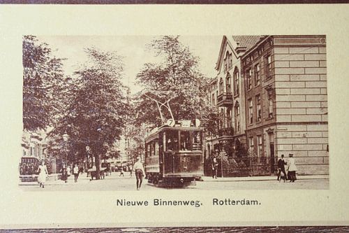 Nieuwe Binnenweg Rotterdam rond 1905