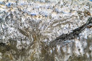Blanc Abstrait | Bulles d'eau | Fine Art