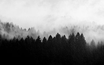 Regen in oostenrijkse bergen