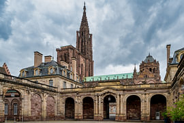 Een blik op het prachtige stadscentrum v', Straatsburg