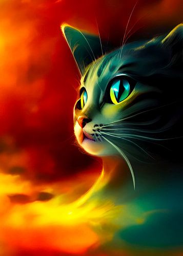 Katvormige wolkengolf