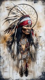 Da Vinci-style Indian by Gelissen Artworks