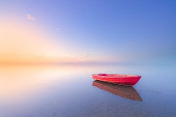 Serene zonsondergang op de Oosterschelde in Zeeland van Bas Meelker