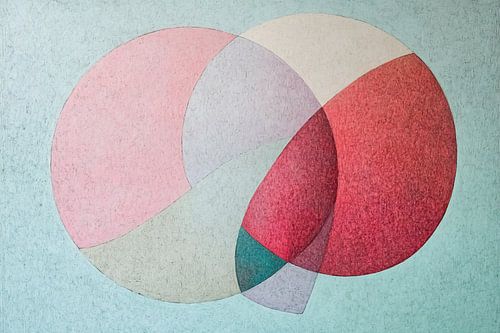 Motif abstrait en forme de cercle