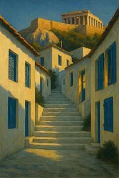 Anafiotika Tranquility – The Hidden Steps beneath the Acropolis