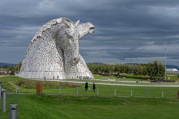 Kelpies in Falkirk Helix Park in Schotland van HG (Huub) van der Zee