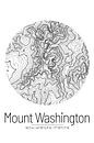 Mount Washington | Landkarte Topografie (Minimal) von ViaMapia Miniaturansicht