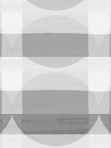 Abstracte Bauhaus vormen grijs