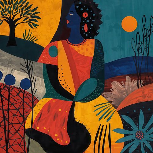 Marie dans les collines