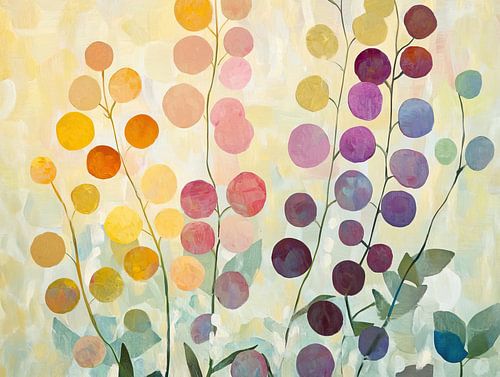 Abstrakter Blumentanz