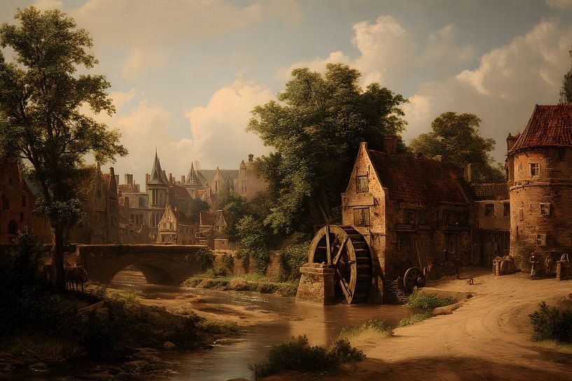Mühlenidylle am Rande der Stadt von Skyfall