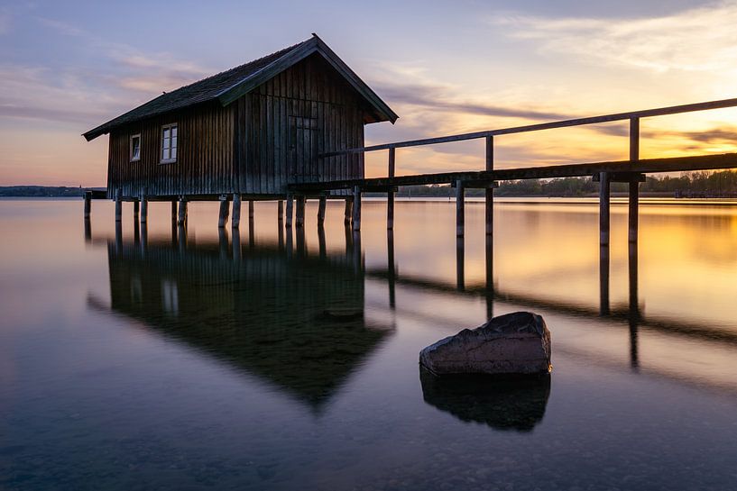 Boathouse in Stegen am Ammersee by Melanie Jahn