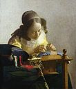 De kantwerkster, Johannes Vermeer van Bridgeman Masters thumbnail