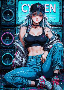 Anime Girl Urban Street