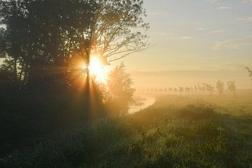 Mistige zonsopkomst van Jisca Lucia