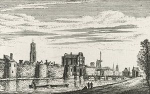 Abraham Rademaker, Ansicht des Catharijnepoort in Utrecht, 1669