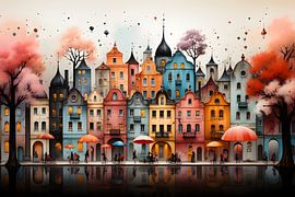 Abstract city #1 by Skyfall