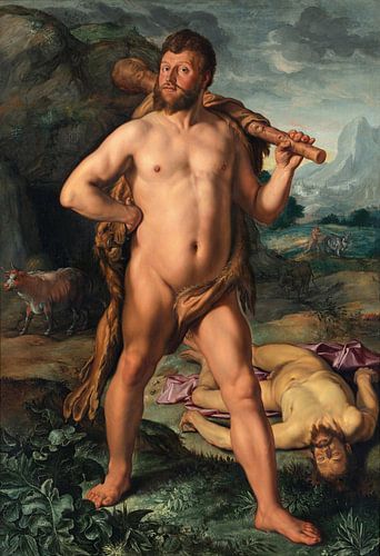 Hercules en Cacus, Hendrik Goltzius...