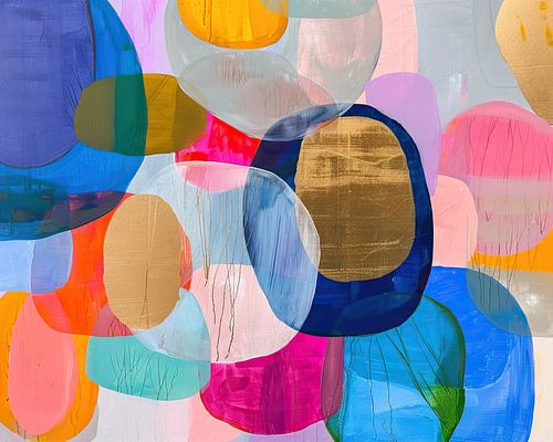 Œuvre d'art minimaliste abstraite