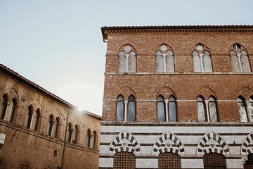 Siena, Toscane Italie - bâtiment sur Anne Verhees