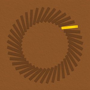 Relief Art - Rustikale Kastanie (Flexa-Farbpalette 2025)