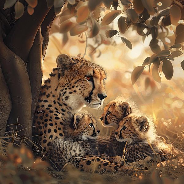 Gepard - Geparden von Poster Art Shop