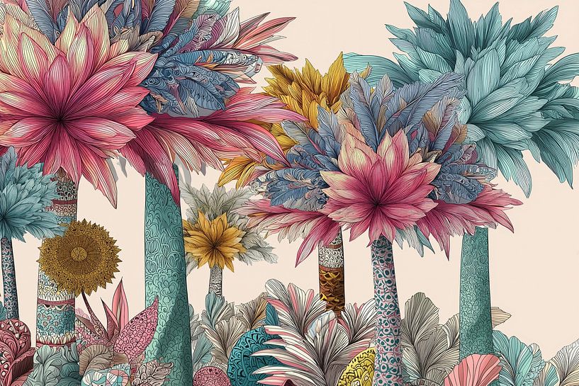 Pastelparadijs no.4 van Studio BB