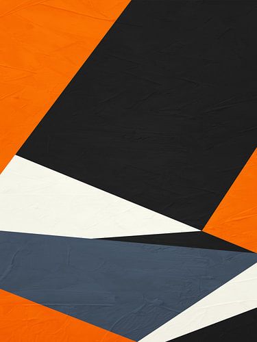 Abstrakte organische geometrische farbenfrohe Kunst von Online Arts