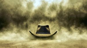 Verlassener Cowboyhut