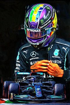 Lewis Hamilton anno 2021 van DeVerviers