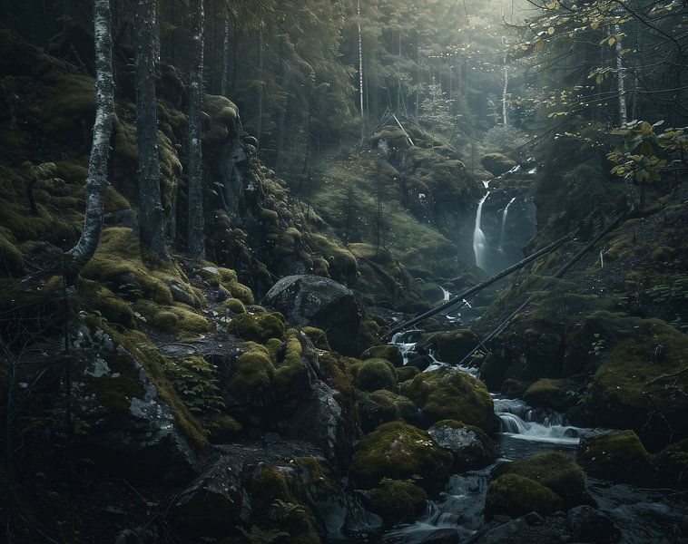 Flüstern der alten Bäume von fernlichtsicht