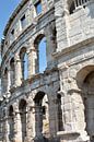 The world famous Arena in Pula on the coast of the Adriatic Sea in Croatia by Heiko Kueverling thumbnail