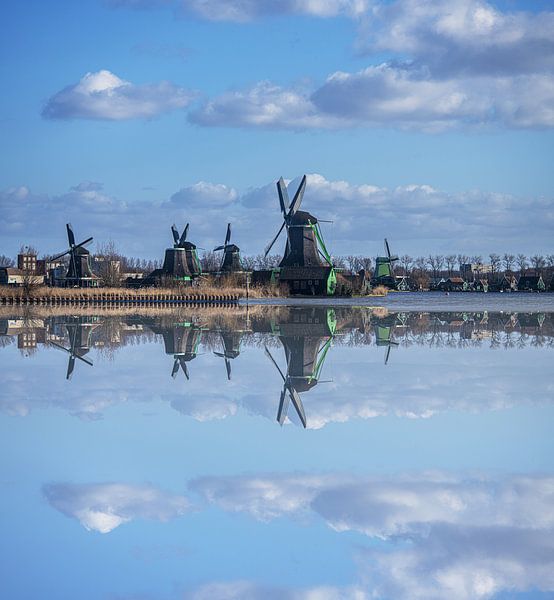 Zaanse Schans Skyline. by Brian Morgan