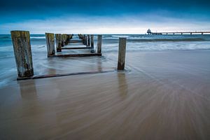 Pier in Zingst van Martin Wasilewski