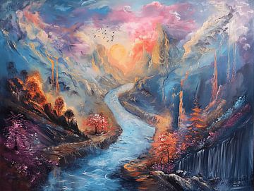 River Of Dreams 2 van Andrea Diepeveen-Loot