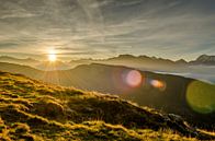 Sunrise in the mountains above Belalp, Aletsch region, Valais, Switzerland by Sean Vos thumbnail