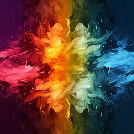 Colours coming together by TheXclusive Art