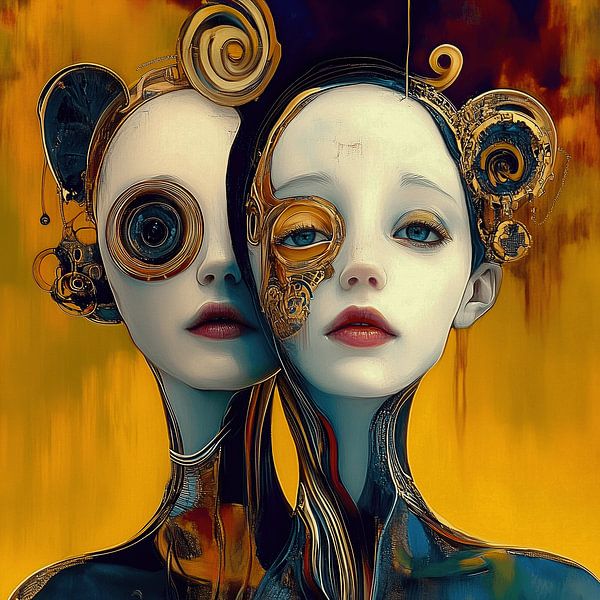 Außerirdische Zwillingsschwestern von Ton Kuijpers