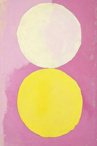 Équilibre entre le rose et le jaune