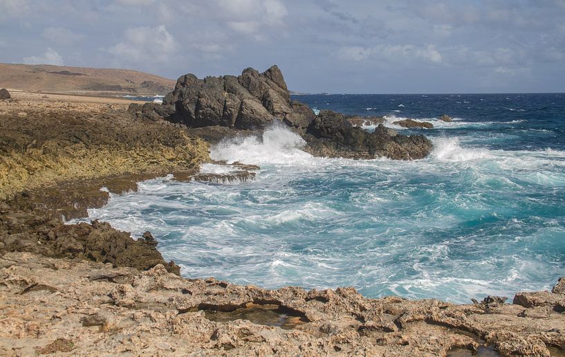 Beautiful North Coast National Park Arikok Aruba by Ruurd van der Meulen