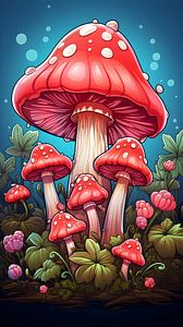 Mushrooms by Artsy