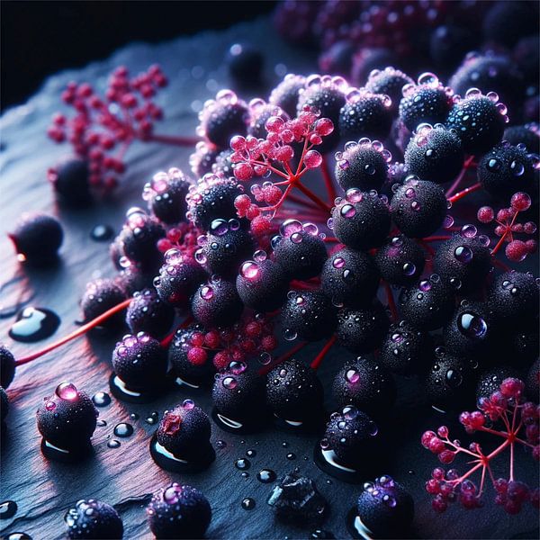 Elderberries Nocturnal Jewels by Eric Nagel