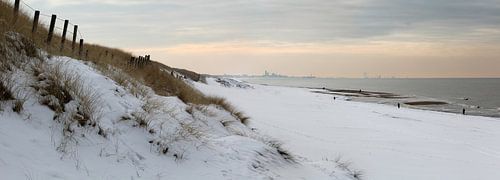 Sneeuwlandschap Katwijk