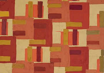 Frances Hodgkins - Zonder titel (textielontwerp nr. IV) (circa 1925) van Peter Balan