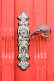 oude gesmede deurklink van Jörg B. Schubert