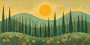 Forêt et soleil