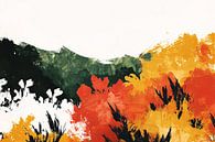 Abstract bloemenveld in landschap van Imperial Art House thumbnail