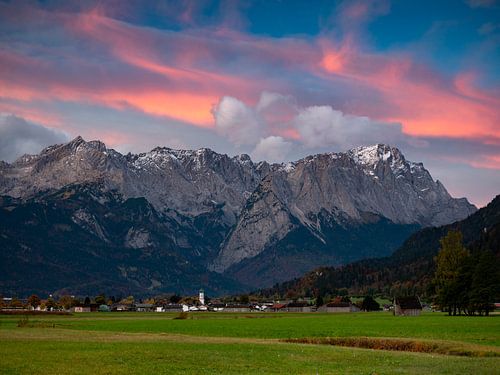 Ochtendstemming in de Zugspitze