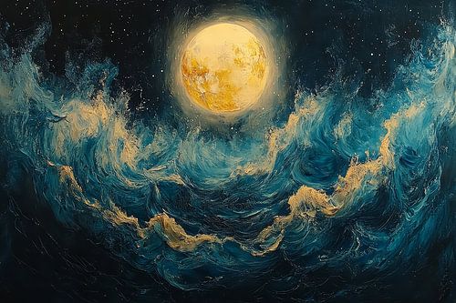 schilderachtig spiritueel kosmisch landschap