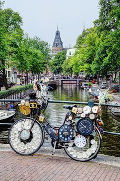 Inner city of Amsterdam Netherlands by Hendrik-Jan Kornelis